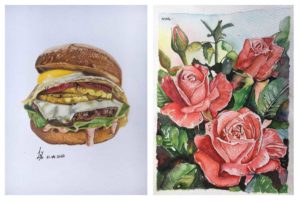 Art has been a main outlet for Khadijah and her daughters, refugees who recently arrived in Hamilton, especially during the COVID-19 restrictions.