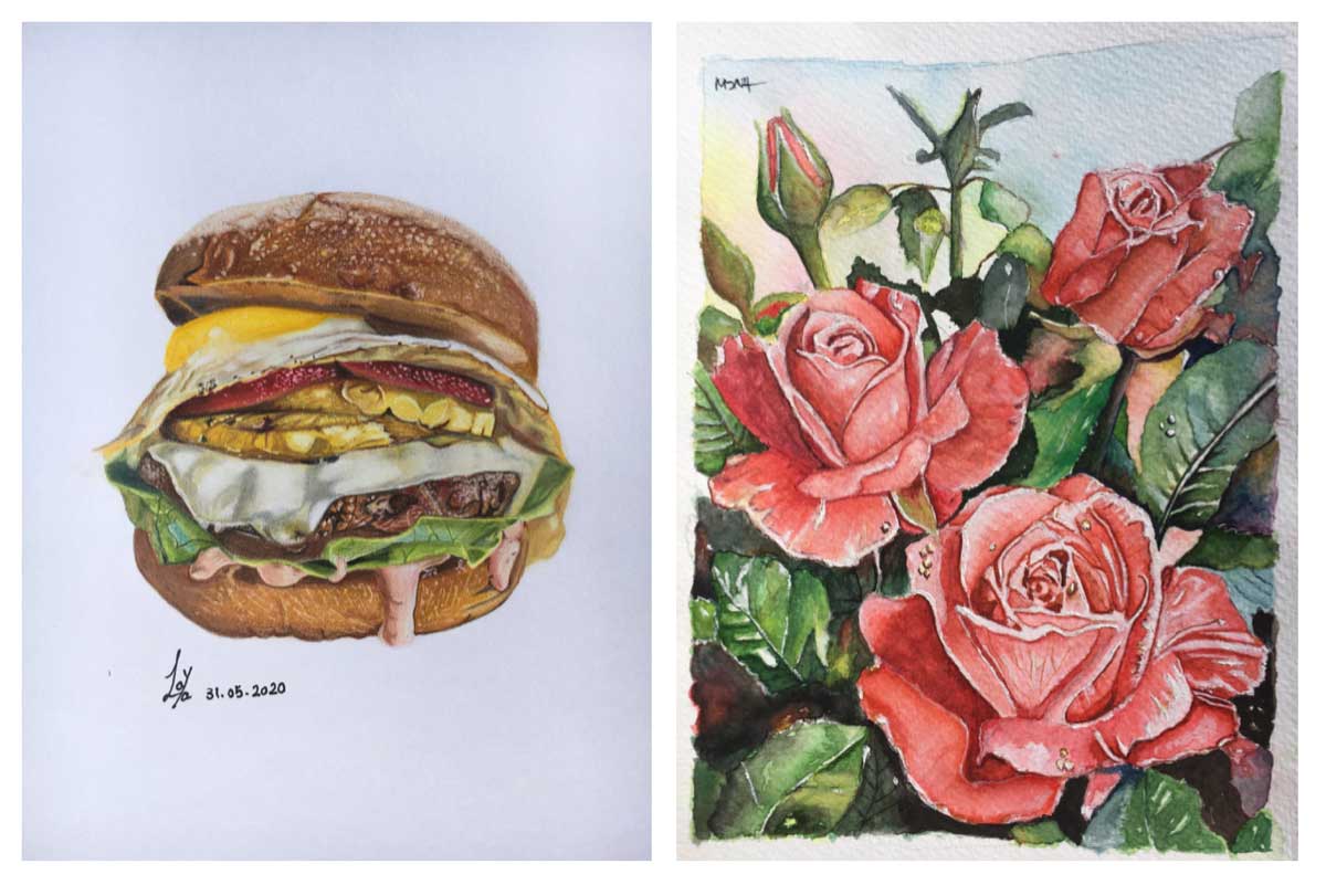 Art has been a main outlet for Khadijah and her daughters, refugees who recently arrived in Hamilton, especially during the COVID-19 restrictions.