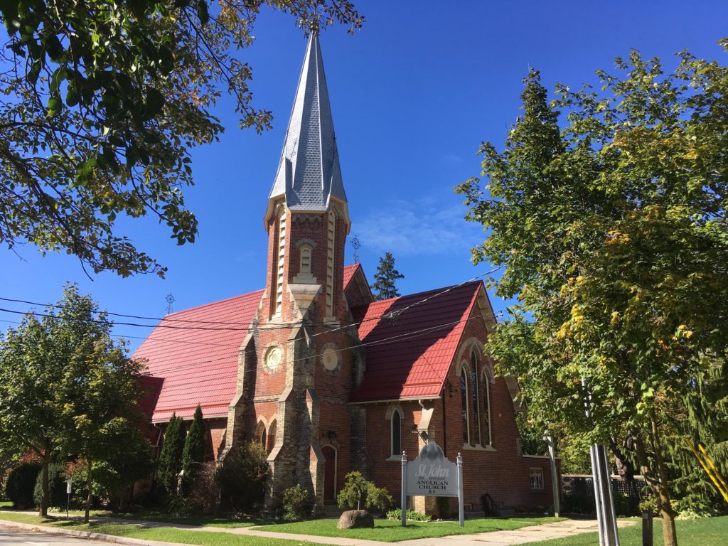 The church of St. John's in Elora