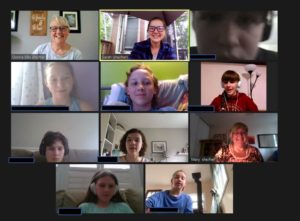 Zoom meeting of JYC members