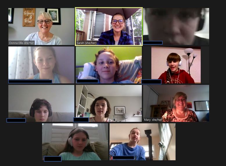 Zoom meeting of JYC members